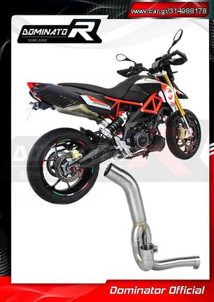 Dominator Κατάργηση Καταλύτη S.Steel Aprilia Dorsoduro 900 2017 - 2019  