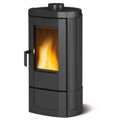 Ενεργειακή Σόμπα Ξύλου Candy 4.0 6,2kW - Μαύρο