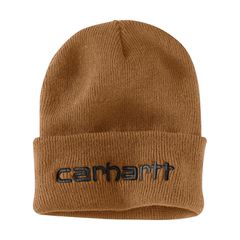 Carhartt Σκούφος insulated logo cuffed carhartt brown mpn 104068-211