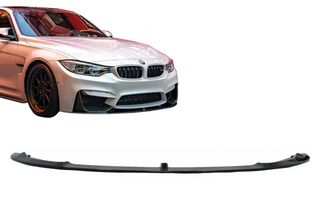 ΕΜΠΡΟΣ ΣΠΟΙΛΕΡ – Front Bumper Lip Spoiler suitable for BMW F80 M3 Sedan F82 M4 Coupe F83 M4 Cabrio (2014-2019) Piano Black