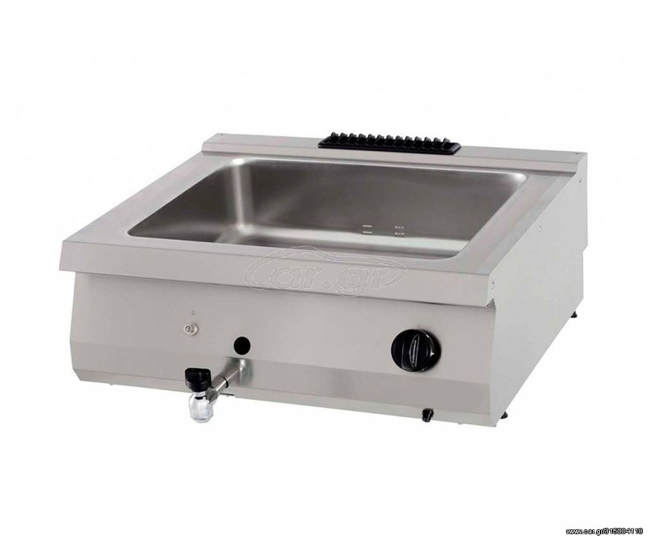 INOXWEB 2027-ΕΠΑΓΓΕΛΜΑΤΙΚΟ BAIN MARIE ΑΕΡΙΟΥ ΕΠΙΤΡΑΠΕΖΙΟ 2ΧGN 1/1 ΜΕ ΒΡΥΣΑΚΙ 80X70X28 ΕΚ MAX-09395006