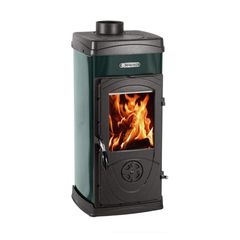 Σόμπα Ξύλου La Nordica Super Junior 5kW - Πράσινη - Πράσινη