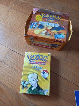 ΚΟΥΤΙΑ ΑΔΕΙΑ ΠΟΚΕΜΟΝ POKEMON EXPEDITION BOX,LT SURGE THEME DECK, ECHO THEME DECK EXPEDITION SET ΟΡΙΓΙΝΑΛ ΦΥΛΛΑΔΙΑ PROMO Κ ΜΕΤΑΛΛΙΚΟ ΝΟΜΙΣΜΑ, 2 ΚΟΥΤΙΑ THEME DECK EX DRAGON FIREFANG KAI WINDBLAST