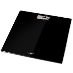 LIFE YOGA body fat scale,black glass surface 221-0180