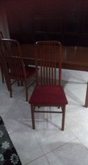 Τραπέζι τραπεζαρίας με 6 καρέκλες