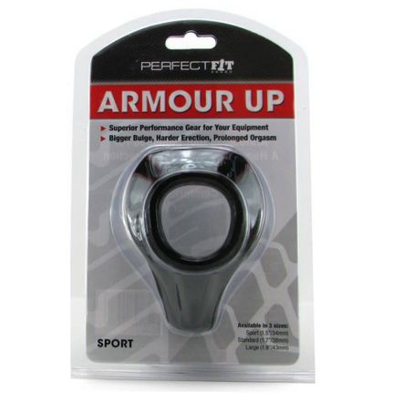 Μαύρο Δαχτυλίδι Πέους Perfect Fit Armour Up-thumb-4