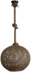 SILK-02 ROPE NATURAL-UT-BR 1/L Φ35 Ε/27 Heronia 31-1150