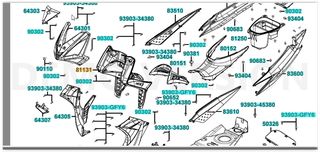 ΠΟΔΙΑ ΕΣΩΤΕΡΙΚΗ KYMCO JETIX 125 - 50