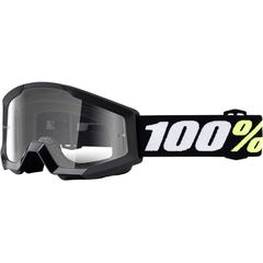Κωδ.220081 Μάσκα 100% Strata Mini Grom Μαύρο Enduro - Motocross Διάφανο Φακό τηλ.215-215-8211