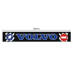 Λασπωτήρας VOLVO με Βέλος και Στοπ - 240 cm x 35 cm - Μαύρος Με Μπλε Λογότυπο