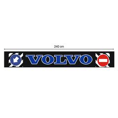Λασπωτήρας VOLVO με Βέλος και Στοπ - 240 cm x 35 cm - Μαύρος Με Μπλε Λογότυπο
