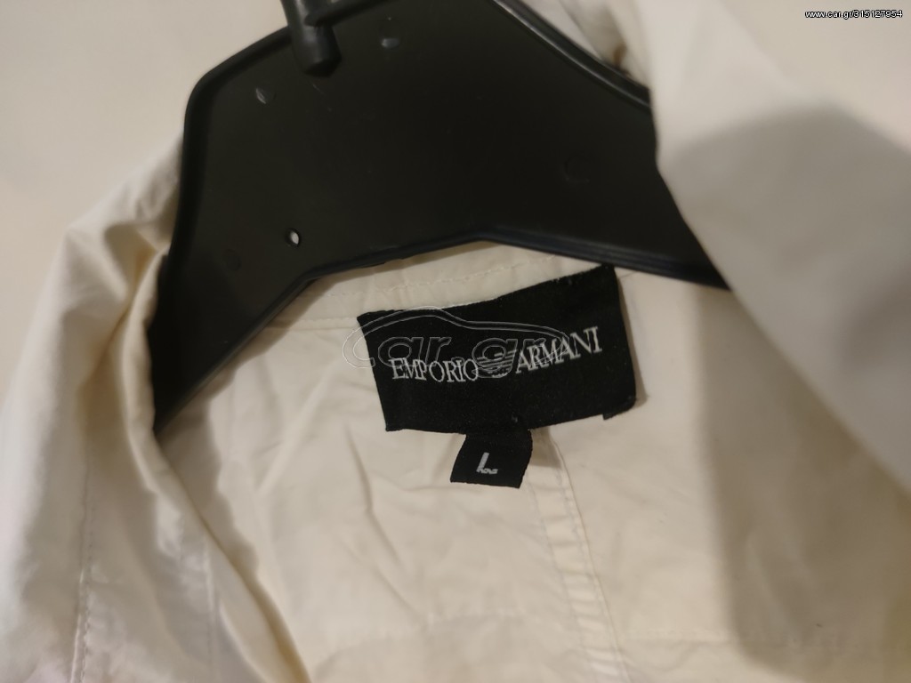 Πουκάμισο λευκό giorgio armani 