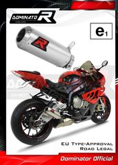 Dominator Εξάτμιση Τελικό GP  S.Steel BMW S 1000 RR 2012 - 2014 Με Προδιαγραφές Θορύβου(Περιλαμβάνει Σιγαστήρα)