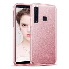 Wozinsky Glitter Shining Cover θήκη για Samsung Galaxy A9 2018 A920 Ροζ