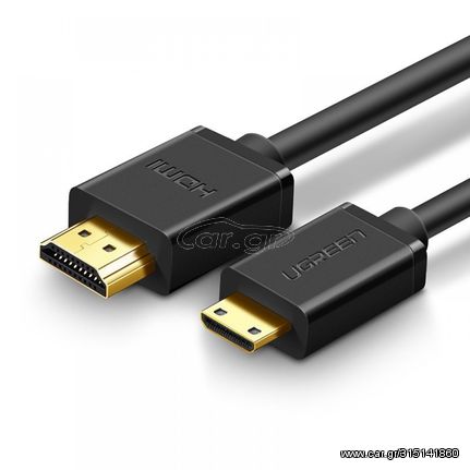 Ugreen HDMI (male) - mini HDMI (male) cable 3D Ethernet ARC 1 m black (HD108 10195)