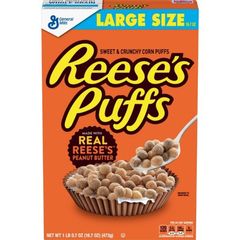 Δημητριακά με Φυστικοβούτυρο Reese's Puffs General Mills Large Size 473g
