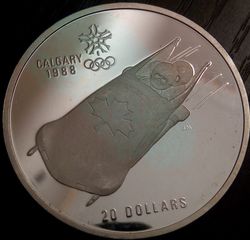 20$ CANADA 1987 PROOF SILVER