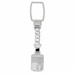 Κλειδοθήκη Ασημένια ΠΕΤΑΛΟ Ασήμι 925 επιπλατινωμένο