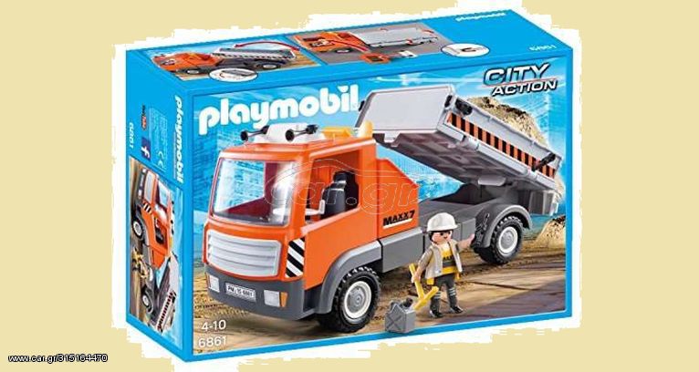 Playmobil Ανατρεπόμενο Φορτηγό