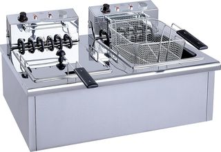 Φριτέζα Ηλεκτρική Διπλή 12+12ltr F120 N&Μ ΜΙΧΑΗΛΙΔΗΣ -thumb-1