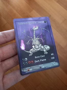 ΚΑΡΤΑ CUSTOM MADE ΦΤΙΑΓΜΕΝΗ ME SKELETAL CHARIZARD (ΟΧΙ ΑΛΗΘΙΝΗ ΚΑΡΤΑ ΦΤΙΑΓΜΕΝΗ)