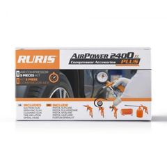 ΕΞΑΡΤΗΜΑΤΑ ΑΕΡΟΣΥΜΠΙΕΣΤΩΝ AIR POWER 2400PLUS KIT RURIS