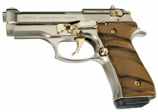 EKOL JACKAL DUAL COMPACT SATIN GOLD 9mm Πιστόλι αντίγραφο starter pistol-ισχυρού κρότου Σηματοδοσίας με ΔΩΡΟ 1 κουτί αβολίδωτα Σηματοδοσίας (50 τμχ) ΒΛΕΠΕ ΣΗΜΑΝΤΙΚΗ ΠΡΟΕΙΔΟΠΟΙΗΣΗ ΑΣΦΑΛΕΙΑΣ ΠΕΛΑΤΩΝ