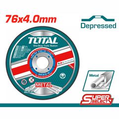 Δίσκος Λειάνσεως Μετάλλου TOTAL 76mm X 4mm Για Τροχούς TAGLI76017 ( TAC30276 )