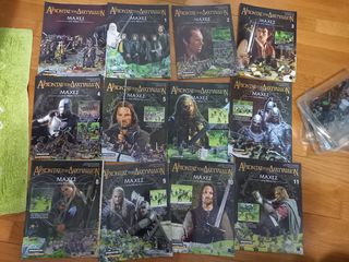 ΦΙΓΟΥΡΕΣ ΚΑΙ ΠΕΡΙΟΔΙΚΑ LORD OF THE RINGS ME 12 ΠΕΡΙΟΔΙΚΑ ΚΑΙ  ΓΥΡΩ 65 ΧΡΩΜΑΤΙΣΜΕΝΕΣ ΚΑΙ ΜΗ ΦΙΓΟΥΡΕΣ ΑΠΟ ΑΡΧΟΝΤΑ ΤΩΝ ΔΑΧΤΥΛΙΔΙΩΝ ΞΩΤΙΚΑ ΟΡΚ ΠΟΛΕΜΙΣΤΕΣ ΤΗΣ ΓΚΟΝΤΟΡ ΟΥΡΟΥΧ ΧΑΙ ΑΡΑΓΚΟΡΝ, ΛΕΓΚΟΛΑΣ ΜΠΟΡΟΜΙΡ