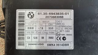  ΕΓΚΕΦΑΛΟΣ CAR ACCESS SYSTEM BMW BMW 3 SERIES E63 2007 61.35-6943835-01 CAS3-thumb-1
