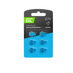 Μπαταρίες ακουστικών βαρηκοΐας Green Cell for hearing aid Type 675 P675 PR44 ZL1 ZincAir