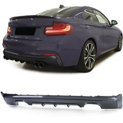 Πίσω διαχύτη CARBON LOOK για τη BMW 2 σειρά F22 F23 από 13 Diffuser Πίσω Προφυλακτήρα διάχυτης Σπόιλέρ