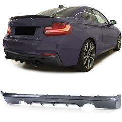 Πίσω διαχύτη CARBON LOOK για τη BMW 2 σειρά F22 F23 από 13 Diffuser Πίσω Προφυλακτήρα διάχυτης Σπόιλέρ