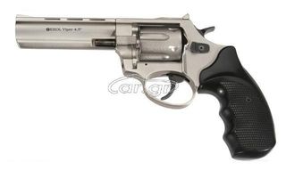 EKOL VIPER 4.5″ REVOLVER SATINA 9mm Πιστόλι αντίγραφο starter pistol-ισχυρού κρότου Σηματοδοσίας