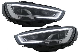 ΦΑΝΑΡΙΑ ΕΜΠΡΟΣ Full LED Headlights Audi A3 8V Pre-Facelift (2013-2016) Upgrade for Xenon with Sequential Dynamic Turning Lights