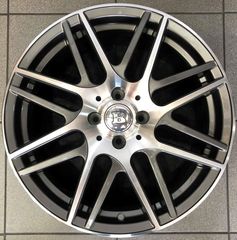 SMART STYLE 130 7.5X17 4X100 ET25 Matt Gun Metal