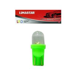 Λάμπα Led Mini T10 στρόγγυλες πράσινες LIMASTAR τεμ
