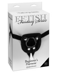 Μαύρη ζώνη strap-on για αρχάριους Fetish Fantasy