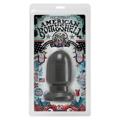 Πρωκτική Σφήνα Shellshock Small American Bombshell Butt Plug (Μαύρη) - Doc Johnson-thumb-2