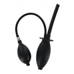 Πρωκτικό ντους CleanStream Inflatable Enema Plug - Μαύρο, Σιλικόνη