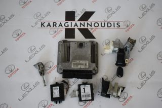 Toyota Yaris set κλειδιά με κωδικό  89661-0D460