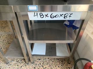 INOXWEB 2027-ΑΝΟΞΕΙΔΩΤΟ ΤΡΑΠΕΖΙ ΕΡΓΑΣΙΑ ΜΕ ΕΝΑ ΡΑΦΙ 50Χ60Χ87