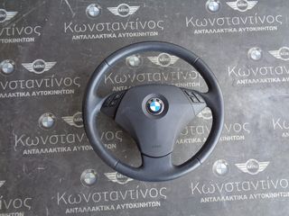 TIMONI (STEERING WHEEL) BMW E60 ΣΕΙΡΑ 5 ΜΕ ΑΕΡΟΣΑΚΟ ΚΑΙ ΧΕΙΡΙΣΤΗΡΙΑ