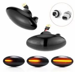 Led φλας για Opel Agila - Dynamic smoke - σετ 2τμχ.