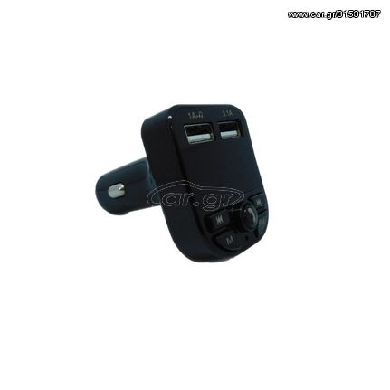 Bluetooth FM Transmitter USB 3.1A, Μαύρο 7240