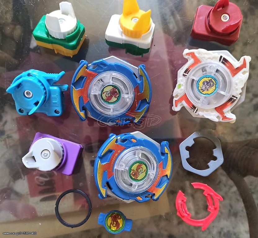 beyblade σβούρες και εξαρτήματα