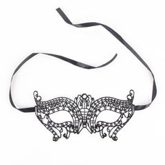 Enchanting Lace Eye Mask Black