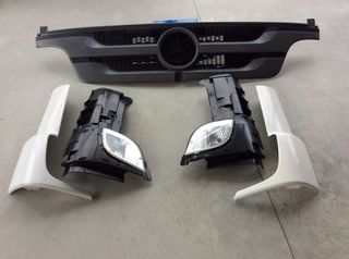  mercedes axor atego 816-815-1218-1224-1223-1523-1529 μάσκα AtegoIII - AtegoII μάγουλο  βάση  φλας  