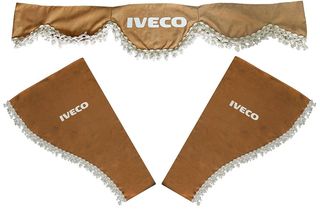 Σετ κουρτίνες 3 τεμαχίων IVECO μπεζ