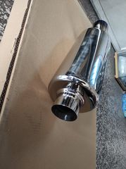 ΥΠΕΡΠΡΟΣΦΟΡΑ!! ΤΕΛΙΚΟ ΕΞΑΤΜΙΣΗΣ ΣΠΟΡ UNIVERSAL ΑΝΟΞΕΙΔΩΤΟ ΓΥΑΛΙΣΤΕΡΟ ΜΕ ΚΑΜΜΕΝΗ/ΜΠΛΕ ΑΠΟΛΗΞΗ KARALOIZOS exhaust-thumb-8